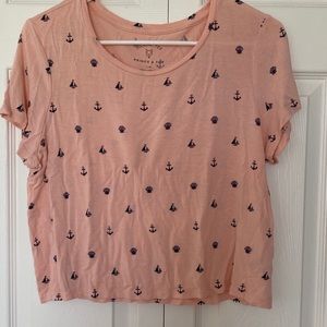 Short Sleeve crop top